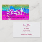 Visitekaartjes voor het schoonmaken van kleurrijke (Voorkant / Achterkant)