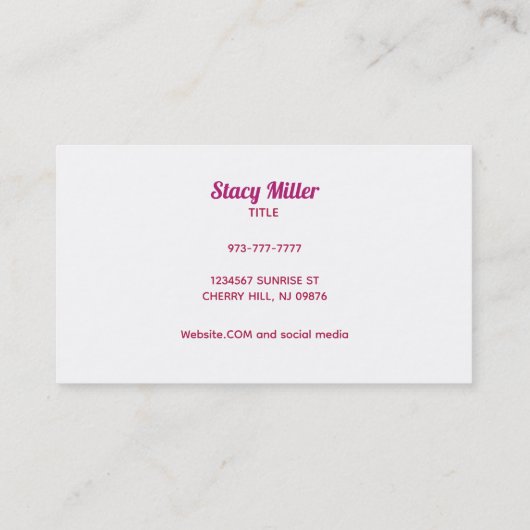 Visitekaartjes voor het schoonmaken van kleurrijke (Achterkant)