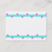 Visitekaartjes voor het schoonmaken van poka Dot (Achterkant)