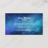 Visitekaartjes voor het schoonmaken van serviceslo (Achterkant)