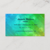 Visitekaartjes voor het schoonmaken van serviceslo (Achterkant)