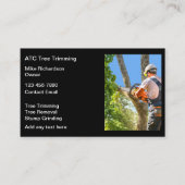 Visitekaartjes voor het snoeien en verwijderen van (Voorkant)