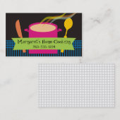 visitekaartjes voor het stelen van soep-messensmes (Voorkant / Achterkant)