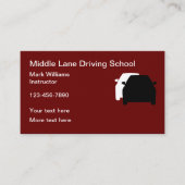 Visitekaartjes voor het studeren op school (Voorkant)