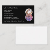 Visitekaartjes voor het testen van medische labora (Voorkant / Achterkant)