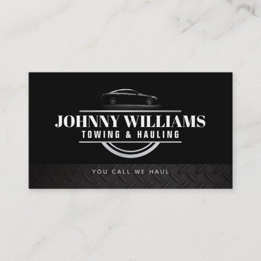 Visitekaartjes voor het trekken en slepen (Voorkant)