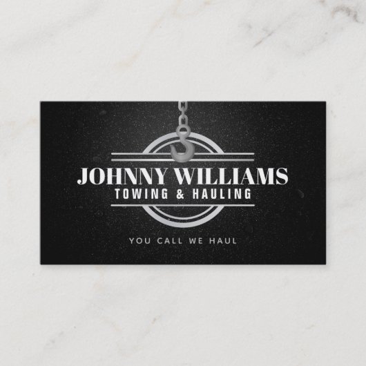 Visitekaartjes voor het trekken en slepen (Voorkant)