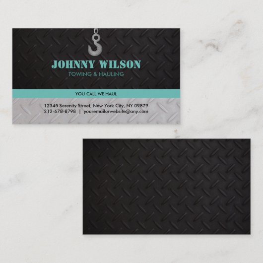  Visitekaartjes voor het trekken en slepen (Voorkant / Achterkant)