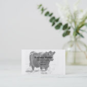 Visitekaartjes voor het trekken van koeien (Staand voorkant)