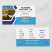 Visitekaartjes voor het verbouwen van woningen (Voorkant / Achterkant)