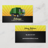 Visitekaartjes voor het verwijderen van afval (Voorkant / Achterkant)