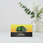 Visitekaartjes voor het verwijderen van afval (Staand voorkant)