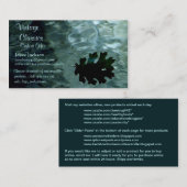 Visitekaartjes voor het vormgeven van Pond (Voorkant / Achterkant)