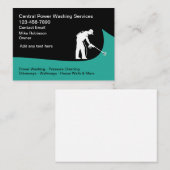 Visitekaartjes voor het wassen en onder druk reini (Voorkant / Achterkant)