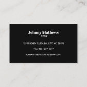  Visitekaartjes voor het wassen van druk (Achterkant)