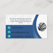 Visitekaartjes voor het wassen van druk (Achterkant)