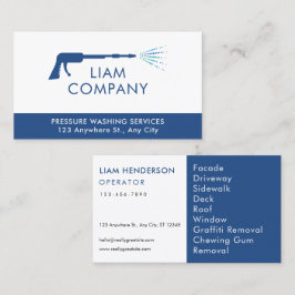 Visitekaartjes voor het wassen van druk