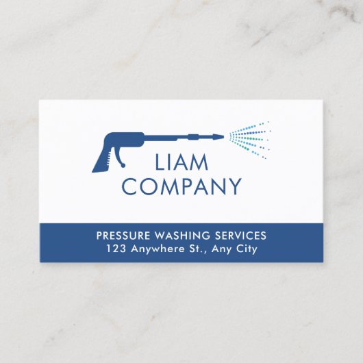 Visitekaartjes voor het wassen van druk (Voorkant)