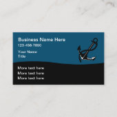 Visitekaartjes voor het zeeschepen Anchor (Voorkant)