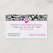 Visitekaartjes voor honden | Dog Groomer (Achterkant)