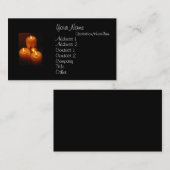 Visitekaartjes voor honden en kaarsen (Voorkant / Achterkant)