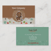 visitekaartjes voor hondenzetters (Voorkant / Achterkant)