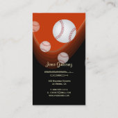 Visitekaartjes voor honkbalbussen (Achterkant)