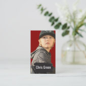 Visitekaartjes voor hoofdschot Actors & modellen (Staand voorkant)