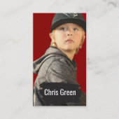 Visitekaartjes voor hoofdschot Actors & modellen (Voorkant)