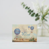 Visitekaartjes voor hot-pluggable ballonnen (Staand voorkant)