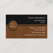 Visitekaartjes voor houtbewerking (Voorkant)