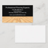 Visitekaartjes voor houten vloerbedekking (Voorkant / Achterkant)