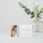 Visitekaartjes voor huidverzorgers (Staand voorkant)