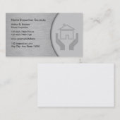 Visitekaartjes voor huisinspectie van onroerend go (Voorkant / Achterkant)