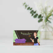 Visitekaartjes voor huisreiniging (Staand voorkant)