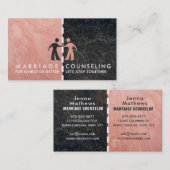 Visitekaartjes voor huwelijksbegeleiding (Voorkant / Achterkant)