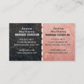 Visitekaartjes voor huwelijksbegeleiding (Achterkant)