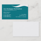 Visitekaartjes voor hypotheekleningen (Voorkant / Achterkant)