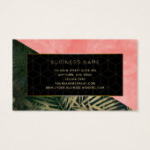 Visitekaartjes voor interieurontwerpers met kleurb (Achterkant)