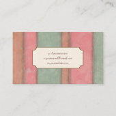 Visitekaartjes voor intern ontwerp (Achterkant)