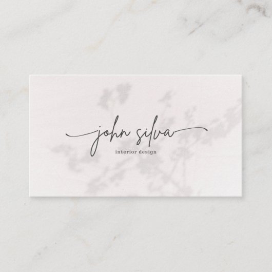 Visitekaartjes voor intern ontwerp (Voorkant)