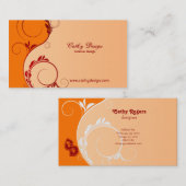 Visitekaartjes voor intern ontwerp (Voorkant / Achterkant)