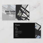 Visitekaartjes voor intern ontwerp (Voorkant / Achterkant)