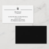 Visitekaartjes voor IT-professionals (Voorkant / Achterkant)