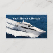 Visitekaartjes voor jachtmakelaars en maritieme di (Voorkant)