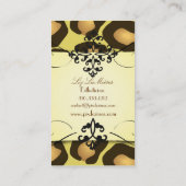 Visitekaartjes voor jaguar (Achterkant)