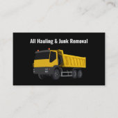 Visitekaartjes voor 'Junk Hauling & Removal'-servi (Voorkant)