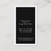 Visitekaartjes voor juridische diensten (Achterkant)