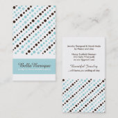 Visitekaartjes voor juwelenontwerper (Voorkant / Achterkant)