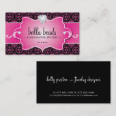 Visitekaartjes voor juwelenontwerper (Voorkant / Achterkant)